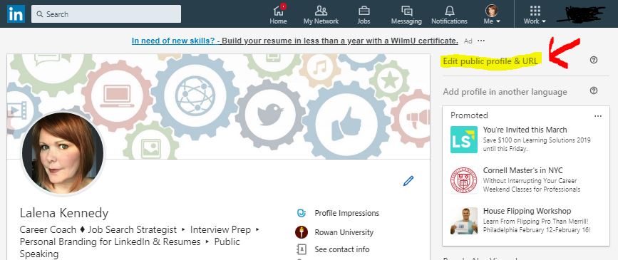 How to Customize your LinkedIn URL